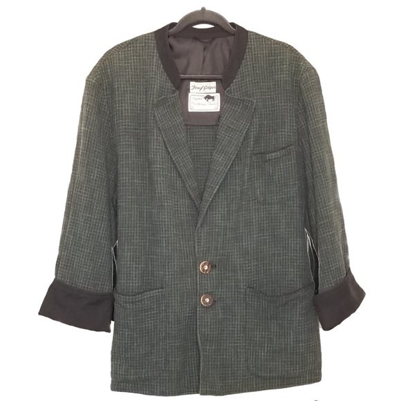 Vintage Rare Austrian Josef Geiger Original Salzburger Tracht Gingham Jacket - Picture 1 of 16